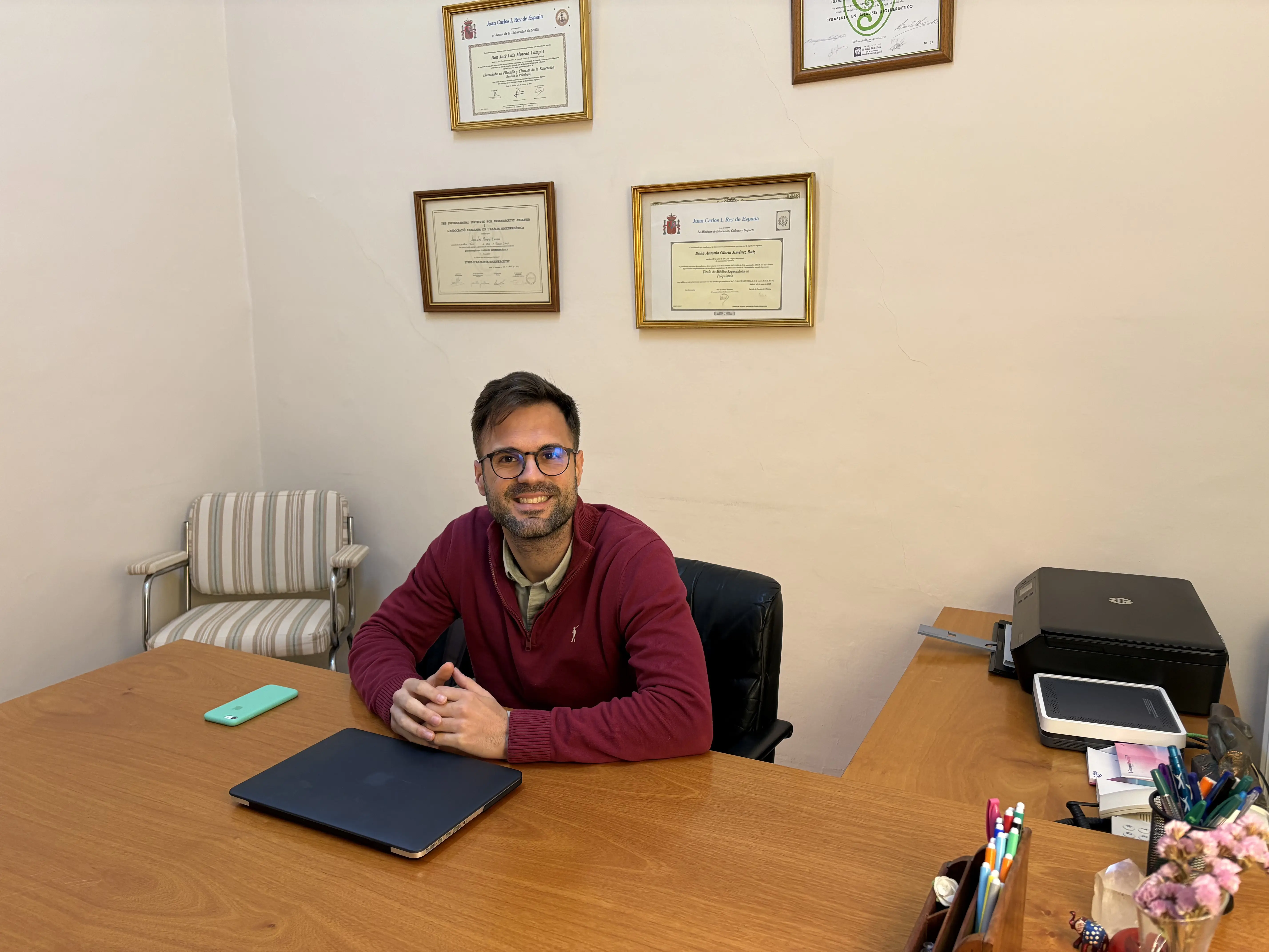 Foto de Pablo coordinador Héroes del Futuro
